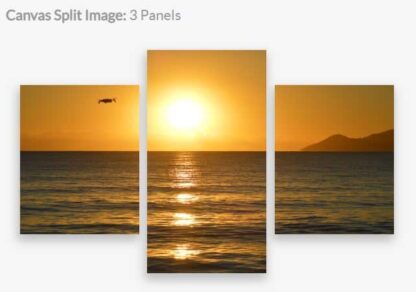 Canvas Split Image 3 panels various - Sunrise at Saunders Beach, North Queensland