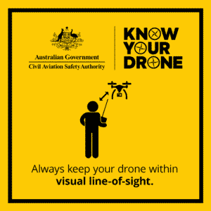 know your drone - visual line of site