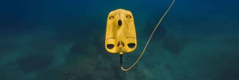 Gladius Mini S in action underwater