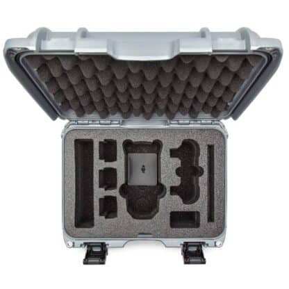 Nanuk 915 DJI Air 2S fly more Silver case top view- Kingfisher Drone Services
