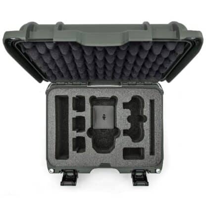 Nanuk 915 DJI Air 2S fly more olive case top view- Kingfisher Drone Services