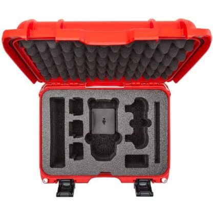 Nanuk 915 DJI Air 2S fly more red case top view- Kingfisher Drone Services