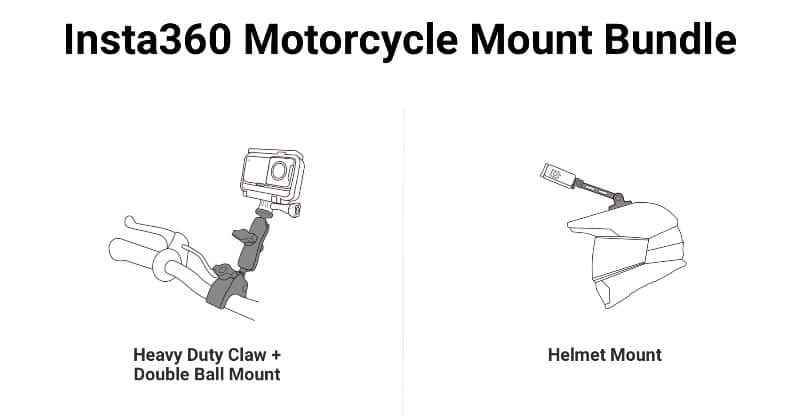 Insta360 Motorcycle Bundle accessories1