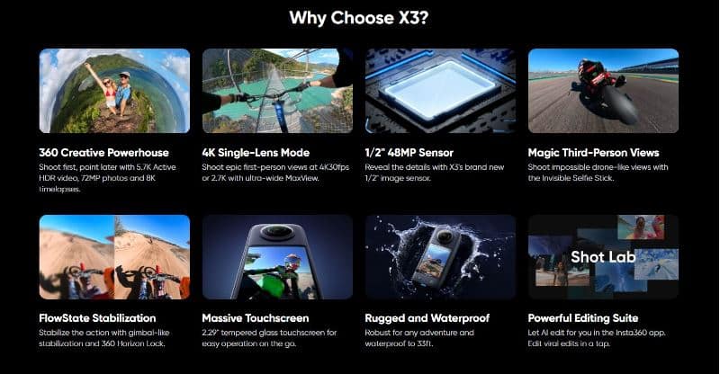 Insta360 - Why Choose the X3