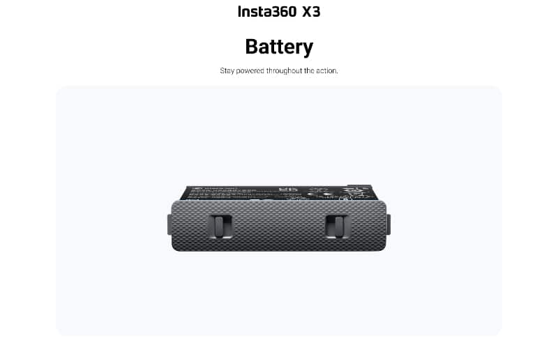 Insta360 X3 Battery - Stay Powered