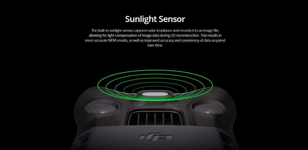 DJI Mavic 3M - sunlight sensor