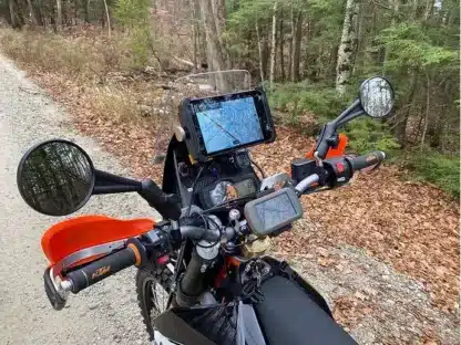 Tripltek T9 Motorcycle mount installed