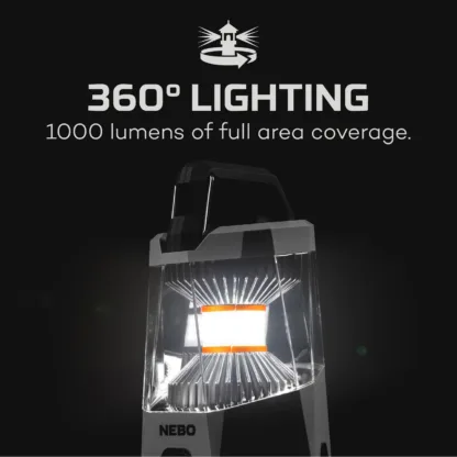 Galileo 1000 Flex Rechargeable Lantern 360 lighting