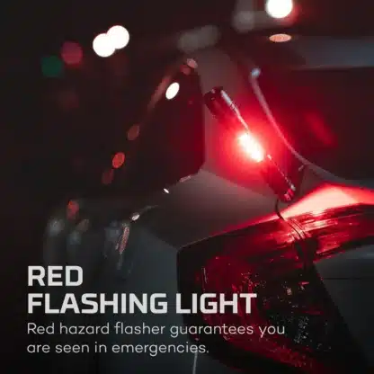 Slyde King 2K Rechargeable work light red flashing light
