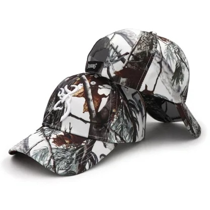 Hunting Camouflage Cap - Real Tree White #04